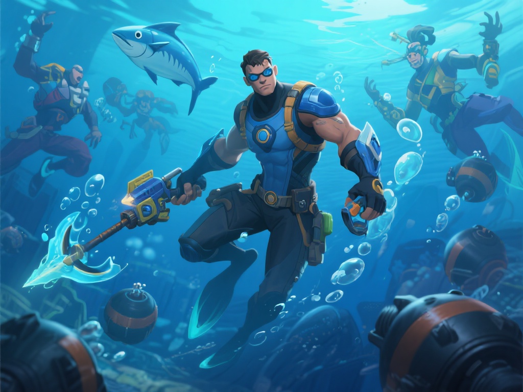 角色设计也随之更加多样化。新角色：海洋勇士的出现，