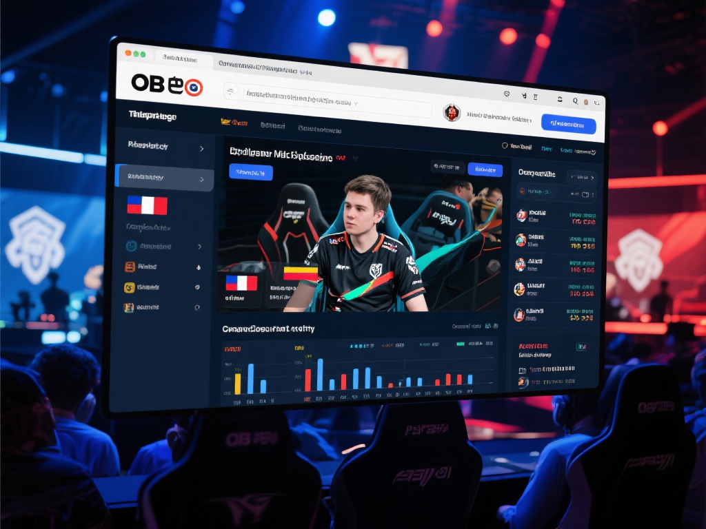 在一次大型国际电竞赛事期间，OB电竞网站又一次展现