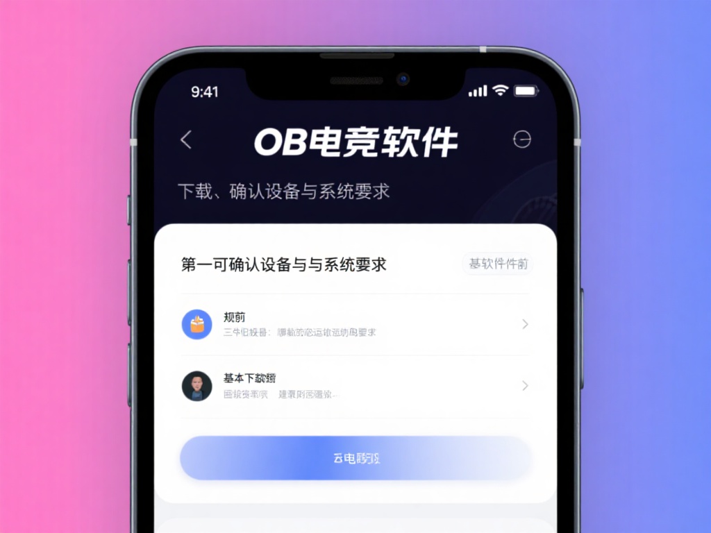 快速指南:如何下载OB电竞软件并开启冒险之旅 第一步:确认设备与系统需求
在下载任何软件之前,