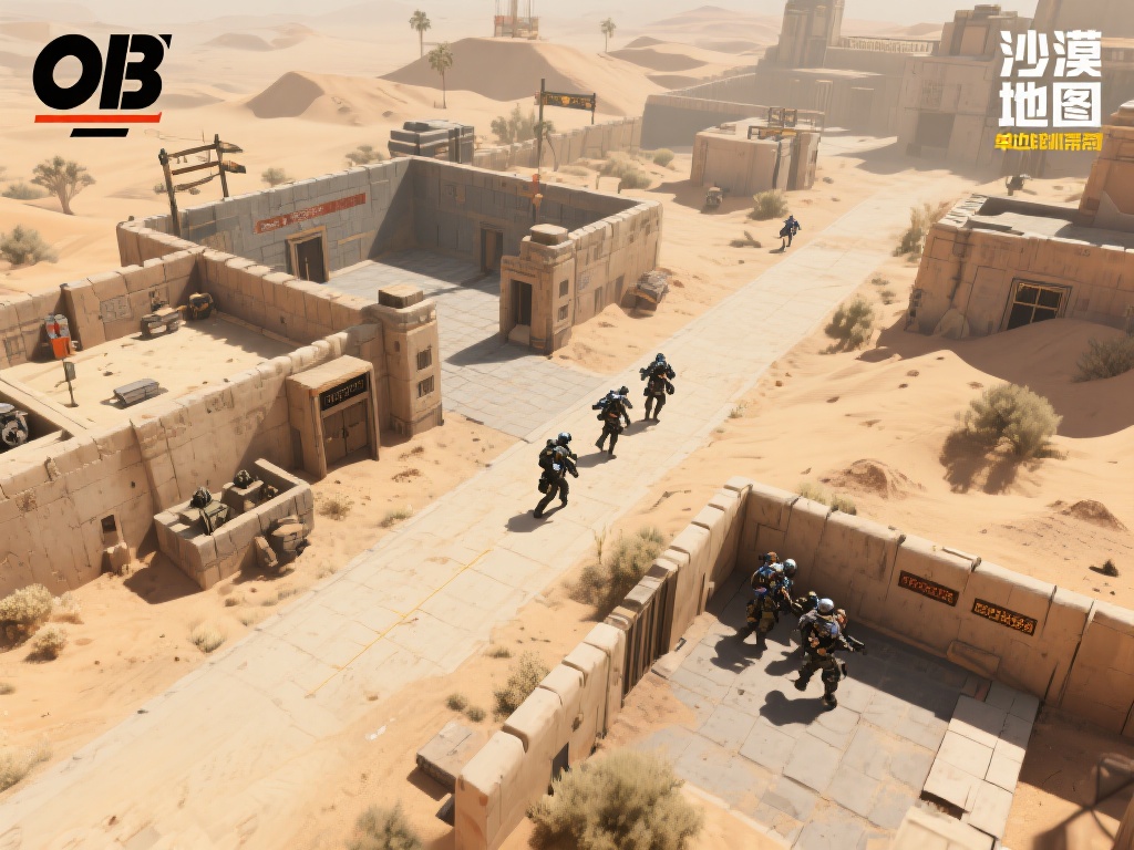 以OB电竞中的“沙漠地图”为例，此图不仅地形复杂，